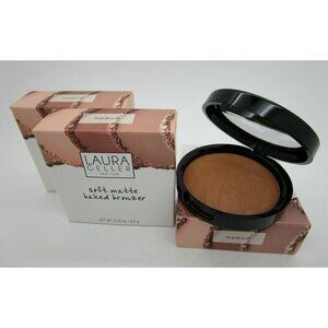 LAURA GELLER Soft Matte Baked Bronzer 0.30 oz MEDIUM - Lot of 3